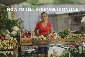 a woman selling vegetables