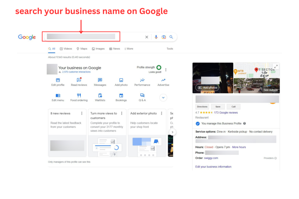 google business profile id first step